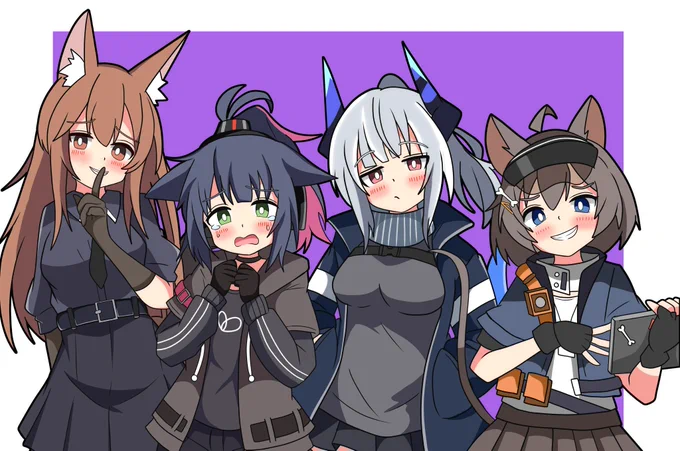 #アークナイツ #明日方舟せっかくだからアーモンドちゃんと合わせて、アンケートのキャラ全部盛りだぁ!!!!!!!!!!!! 