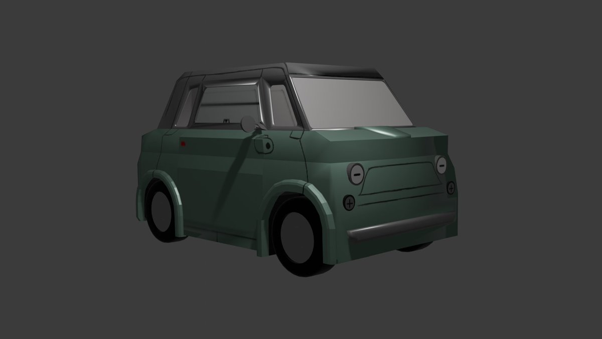 chisananami's tweet photo. Remember me saying this one was hard and looked goofy? Get ready for the tiniest, silliest and goofiest mini car. It's cute tho. 
The real car does look WAY better, I just realised way too late how I could have made it a lot easier and prettier, so I stayed with silly goofy. https://t.co/rpaJGty8n1