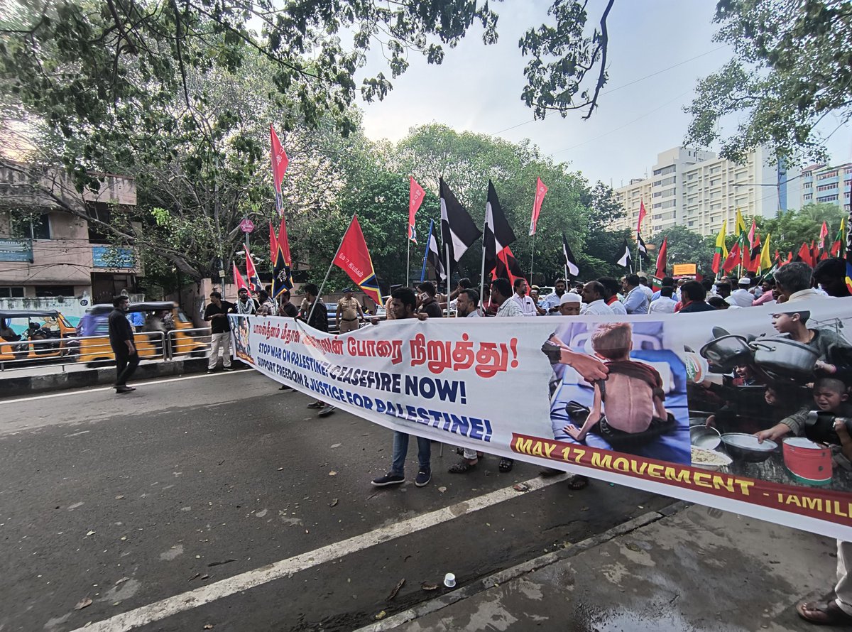 mohanmoto's tweet photo. Rally for Free Palestine - @may17iyakkam @May17Movement
@TimesOF_Lebanon
@Palestine_UN
#StopWar
#FreePalestine
#saveLebanon
#ProsecuteIsrael
#Israel #Iran https://t.co/sJIV087ZEW