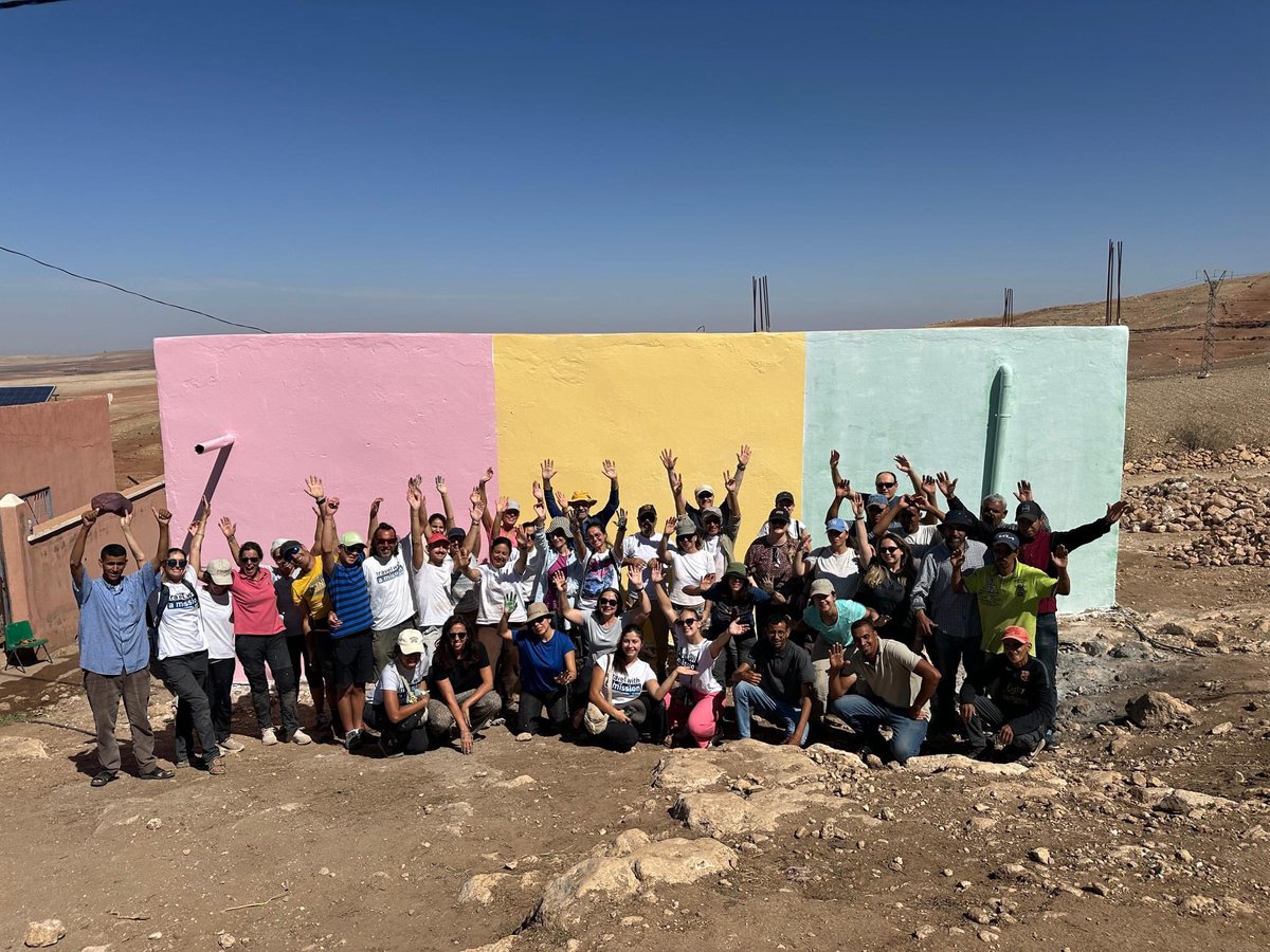 TWAM_FR's tweet photo. UN RÊVE DEVENU RÉALITÉ !

En 2016, 3 ans après le lancement de Travel with a Mission, nous avions débuté l’organisation de Team Building solidaires, généralement en France et sur 1 journée.

Nous venons d’organiser notre premier à l’international dans une zone sinistrée au Maroc. https://t.co/yj7CNckH1n