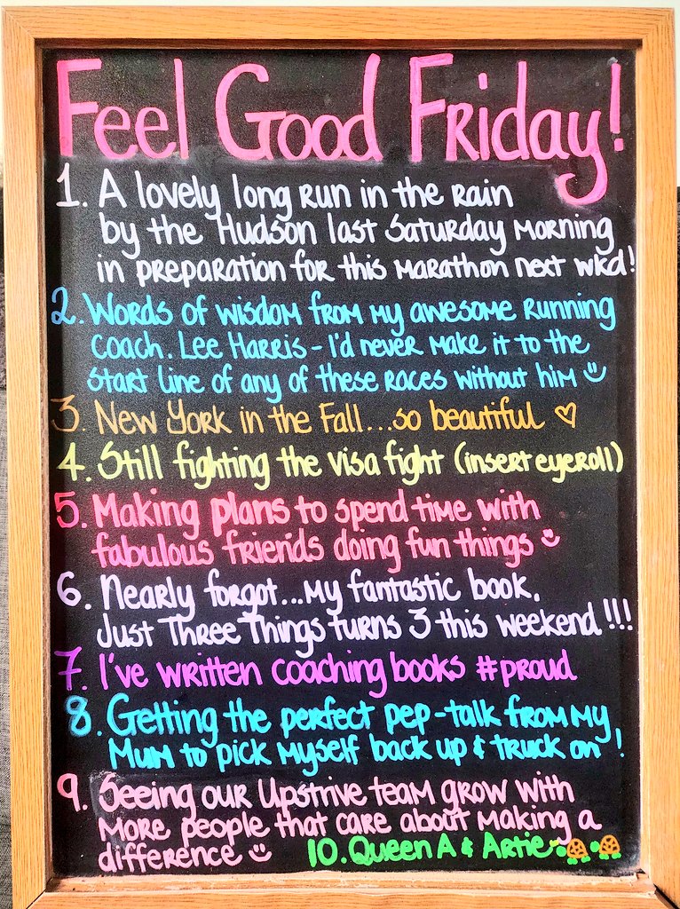 LBLifecoach's tweet photo. From seeing NYC in #Fall, feeling ready for @ChiMarathon next week and celebrating #Justthreethings turning 3, there's lots to #feelgood about right now!
What's making your own #FeelGoodFridaylist?
#gratitude #running #marathonrunning #Grateful #itsthelittlethings #love #friends https://t.co/aCsIH2ZJWh