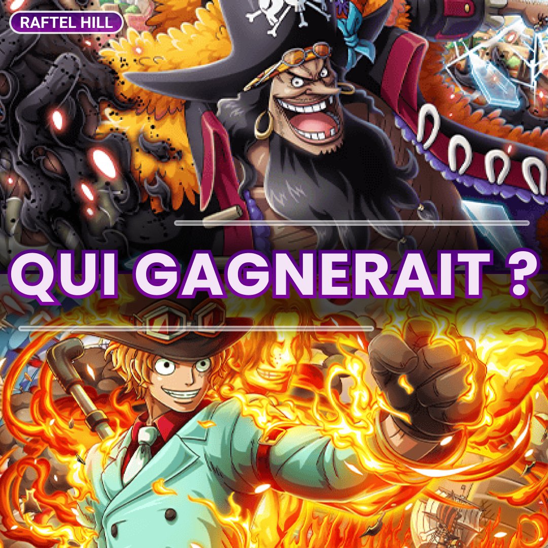 RaftelHill's tweet photo. Teach vs Sabo qui gagne , Sabo peut-il venger son frère ? ⚔️

#ONEPIECEfight https://t.co/Y55nv3YYWm
