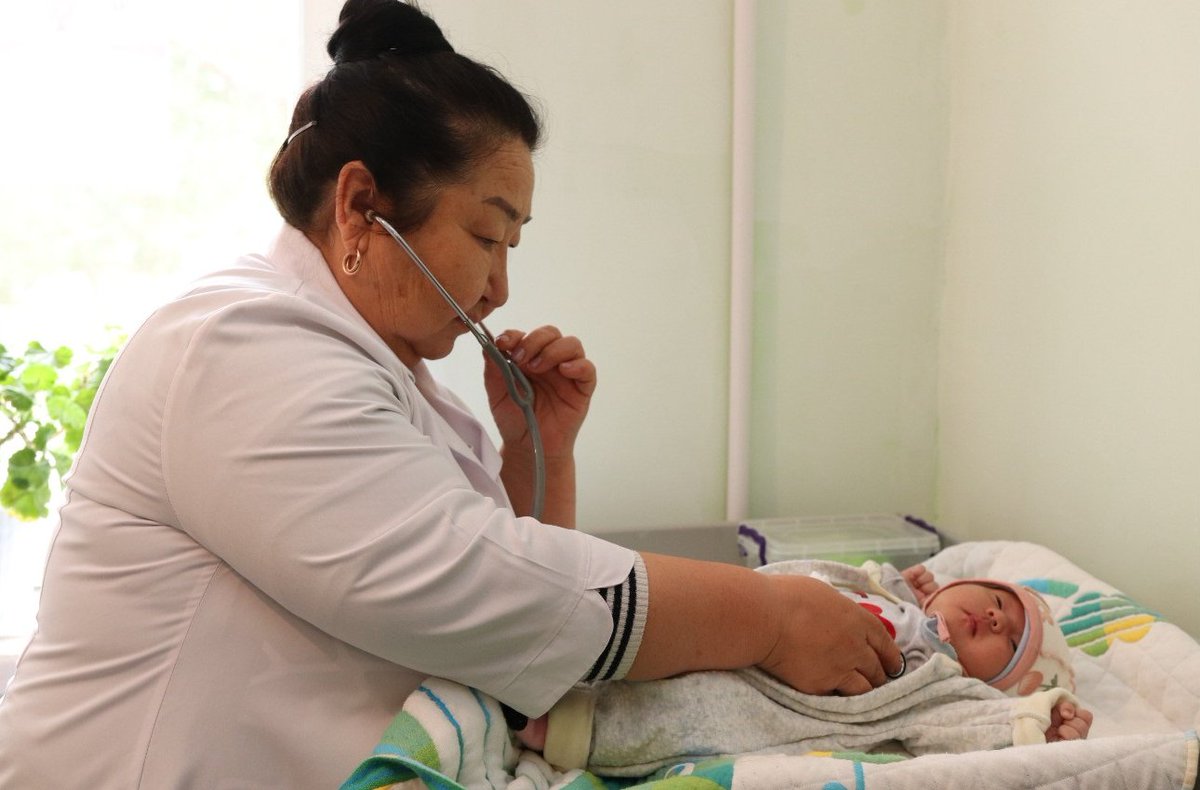 WHO_Europe's tweet image. Family doctors like Jyldyz are crucial for delivering #healthcare to rural communities. 

Yet like many countries 🇰🇬 is grappling with a shortage of #HealthWorkers. 

Read how Jyldyz is determined to ensure the best patient care despite limited resources: bit.ly/3Y48hal
