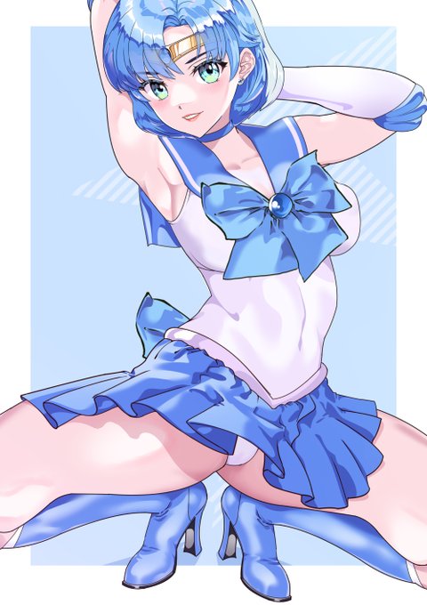 おはようございます❤(#^.^#)
マ～キュリ～パワァ～ッ❣
 メェ～イクアァ～～～ップ❣❣

#セーラーマーキュリー 