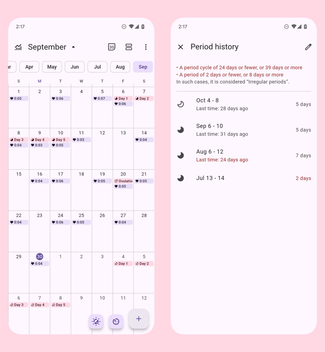 ei_nano_app's tweet photo. How about mark your period on a masturbation tracking app? Recently, Ei Nano introduced period logging with the release of version 4.0.0.

iOS: https://t.co/y1nsj5Y90C
Android: https://t.co/EDP8RNqWjP

Ei Nano - Self Pleasure Diary
Record, manage, analyze data https://t.co/tC4x18HxGj