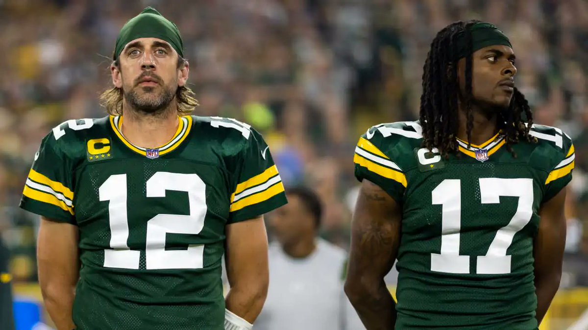 BiographicoSite's tweet photo. Explore Aaron Rodgers' thoughts on Davante Adams' trade request and potential Jets reunion. Discover the QB's perspective on their relationship and future.

https://t.co/7XCrj8tsQZ https://t.co/6rqZhB9uXy