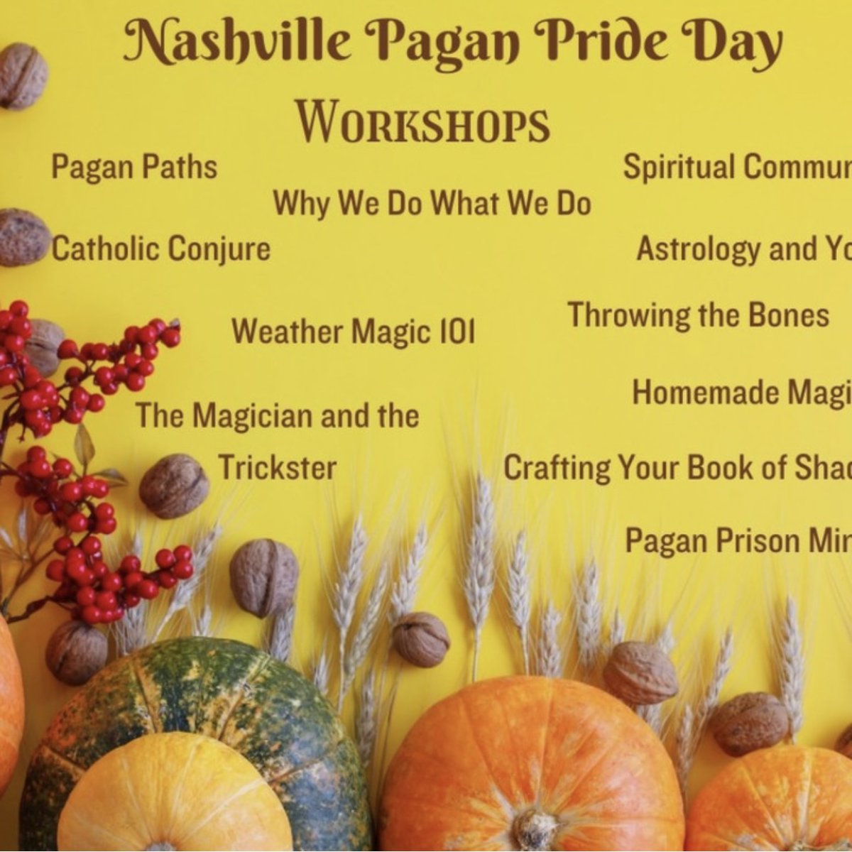 aromagregory's tweet photo. REPOST @nashvillepaganpride We are known as wise for a reason. Come learn with us on 10/5 at Two Rivers Park! #pagan #witch #paganpride #aromagbotanica #divineintentions #oberonzell https://t.co/SMmyfcg2bh