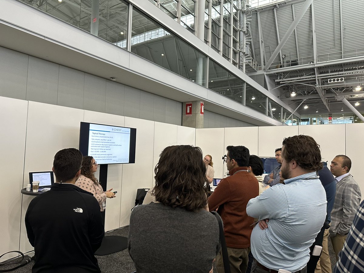 Expert <a href="/ChristineArgen5/">Christine Argento</a> starting off the Bronchoscopic Control of Bleeding session at the #CHESTTrainees PCCM fellows course today! Pearls of wisdom before the #simulation begins! #CHEST2024