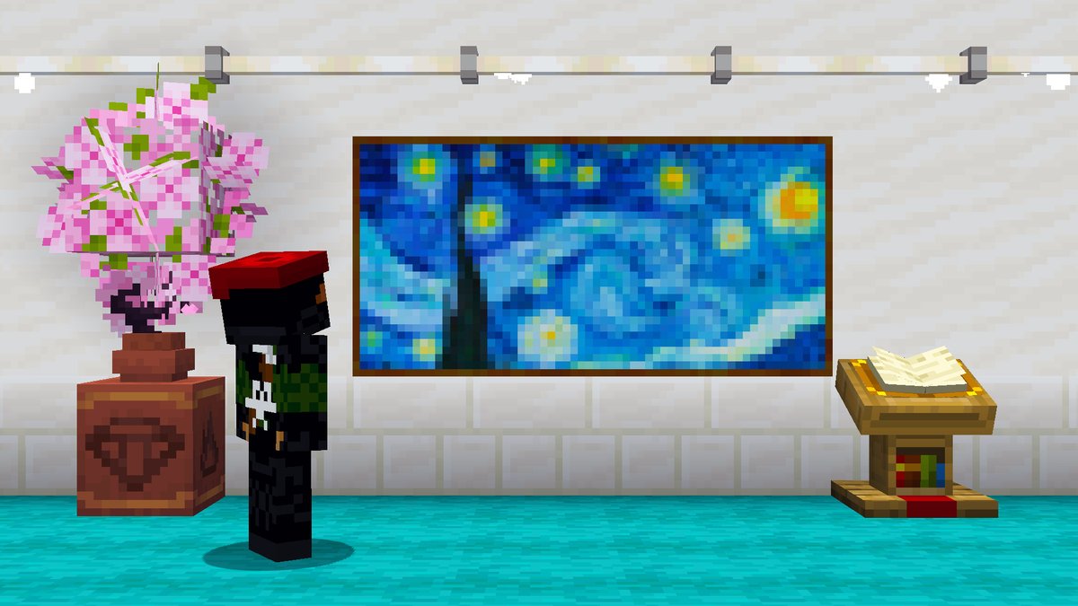 I made an art museum in Minecraft!

Watch it here: youtu.be/wCX23xPcsOo?si…