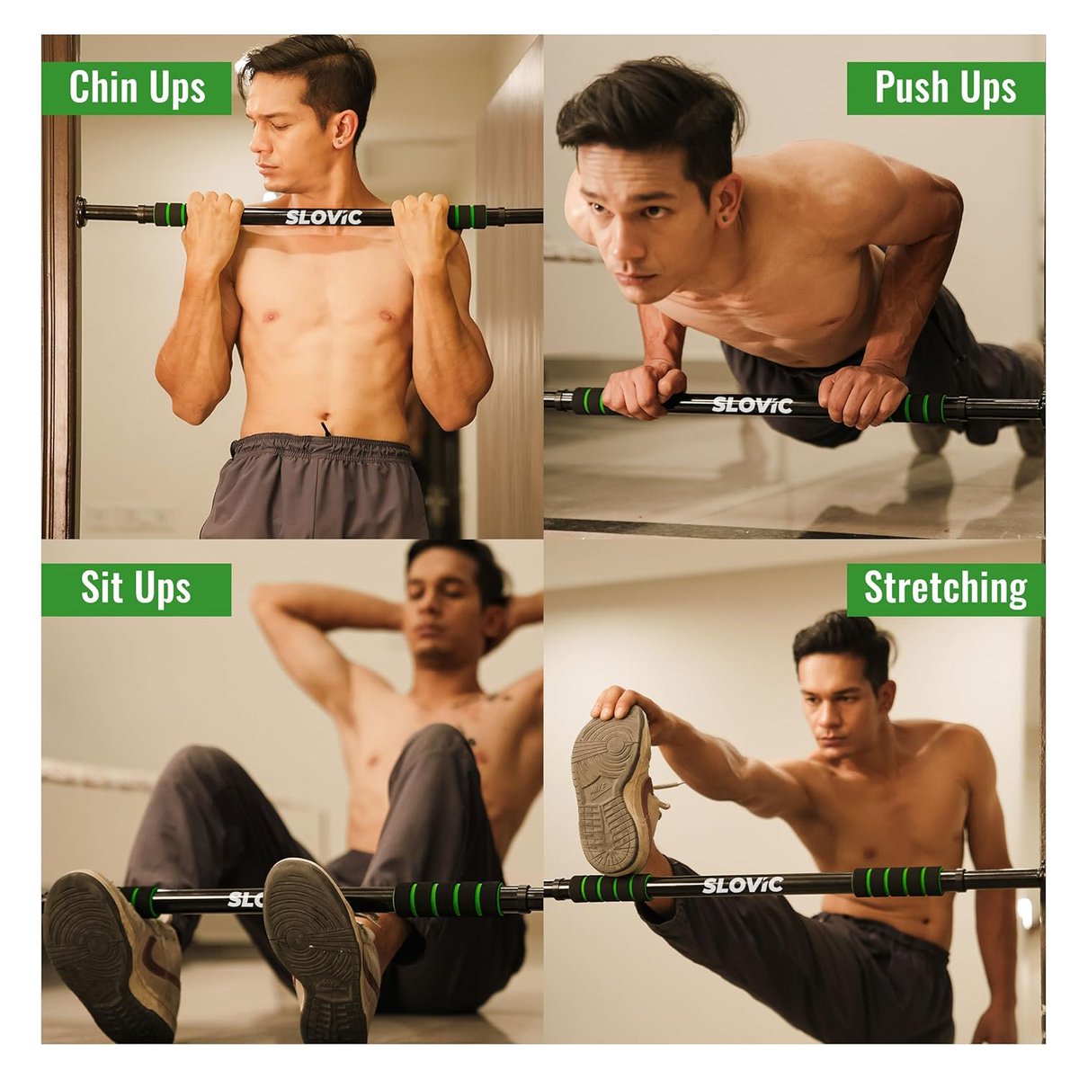 IndianShibArmy's tweet photo. SLOVIC Door Pull Up Bar: Heavy-Duty 100KG Capacity, Adjustable Home Workout Bar for Pullups &amp; Chin Ups

Price: ₹757 (-49%)
M.R.P.: ₹1,499.00

https://t.co/oQLaRD3i0D https://t.co/AcqxyqVnow