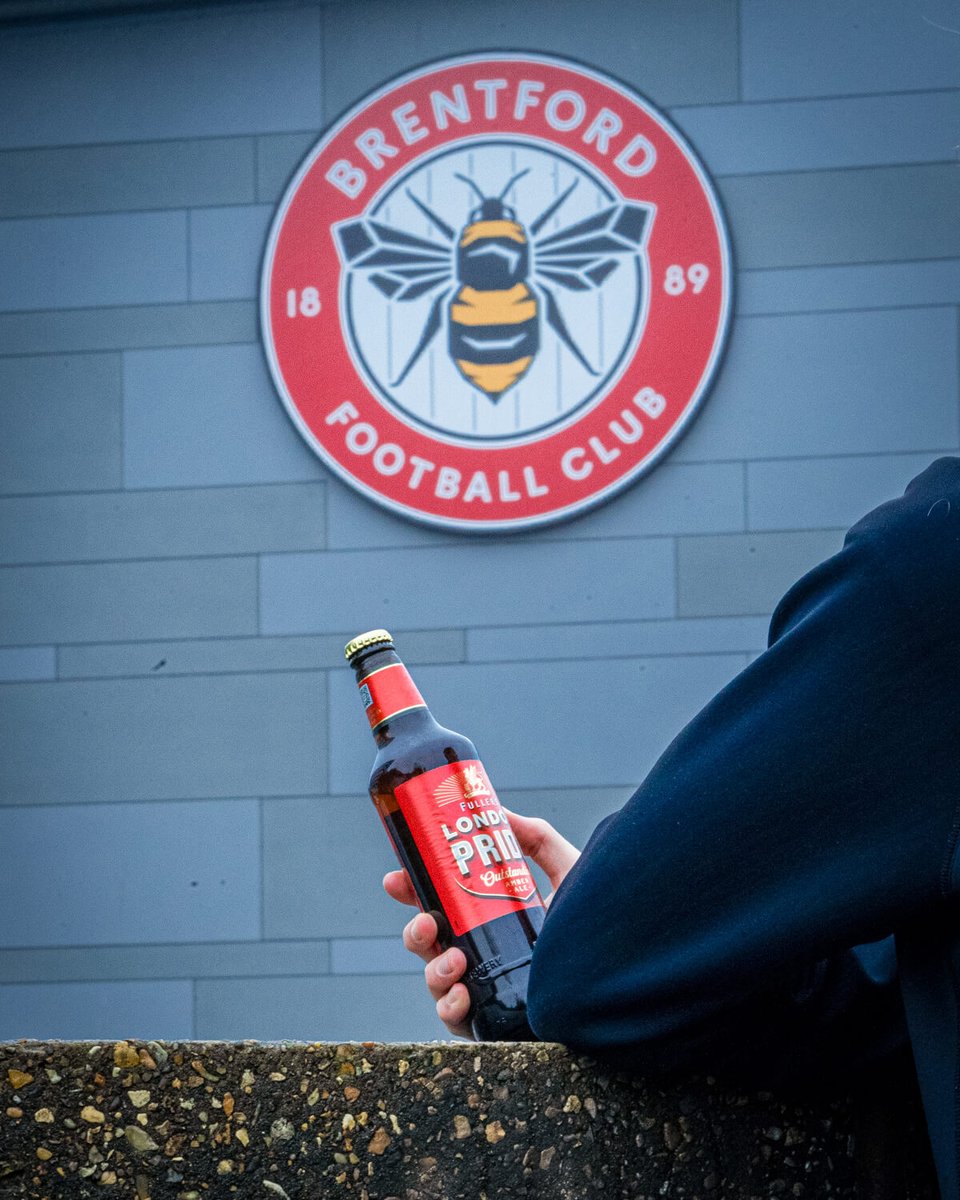 Match day. <a href="/BrentfordFC/">Brentford FC</a> 🙌⚽️

#SupportWithPride #BrentfordFC #DrinkResponsibly