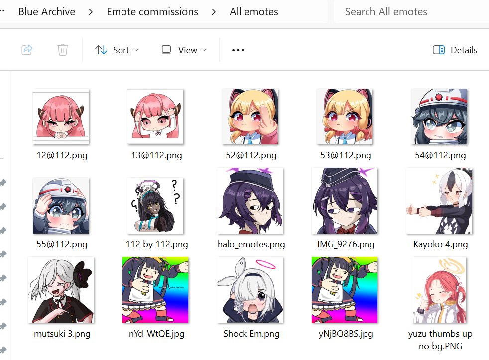 Thank you to <a href="/bruce8763/">Baluze</a> , <a href="/Zhychrome14/">Zhychrome🍀</a>, <a href="/parker26_sadie/">𝙎𝙖𝙙𝙞𝙚 𝙋𝙖𝙧𝙠𝙚𝙧🌸</a> , <a href="/rose_itsrose/">Rose Velvet 🌹</a> , <a href="/LexsiDraws2/">LEXI 🌸</a> , @RafaelaEdward01 , <a href="/Aylaatheartist/">Aylaa Lucas✨</a> , and <a href="/emmismt/">ℰℳℳ𝒜 𝒮ℳℐ𝒯ℋ ♡.</a>  for your incredible work in helping me out with my YouTube channel Emotes! Sorry that I can't include all of your work due to limited slots