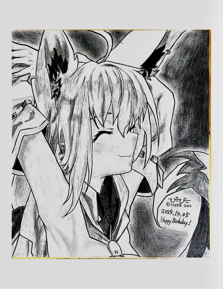bb8xillustrator's tweet photo. #白上フブキ 
#白上フブキ生誕祭2024 
#絵フブキ 
#FBKINGDOMPROLOGUE 
#鉛筆画  
かれこれ推してから2年間いろんなことがあったし、鬱病にもなったけど、最推しである白上の存在にいつも励まされたからなんとか立ち直れてきた！ これからも、元気に続けてくれれば何より！ 
ありがとう&amp;おめでとう！！ https://t.co/N9D64HLrnp