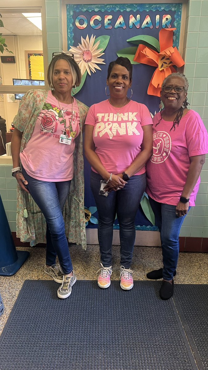 153_es's tweet photo. Oceanair wears pink on Fridays in October for Breast Cancer Awareness! @NPSchools_VA @KatrinaRountree @kolem_K https://t.co/0Ljmytd6Tl