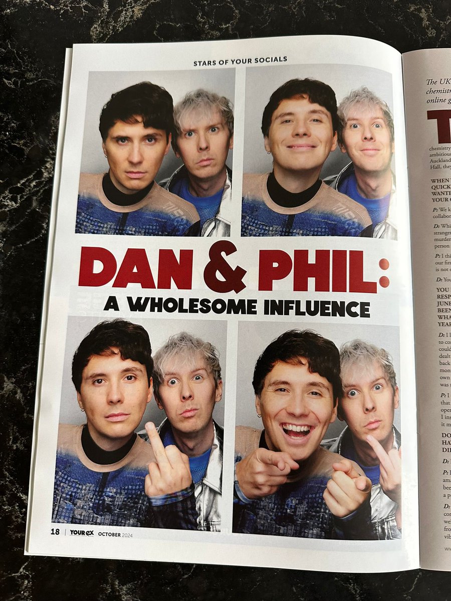dayaswifts's tweet photo. dan and phil did an interview for a new zealand queer magazine !!! https://t.co/Xo93qto01H