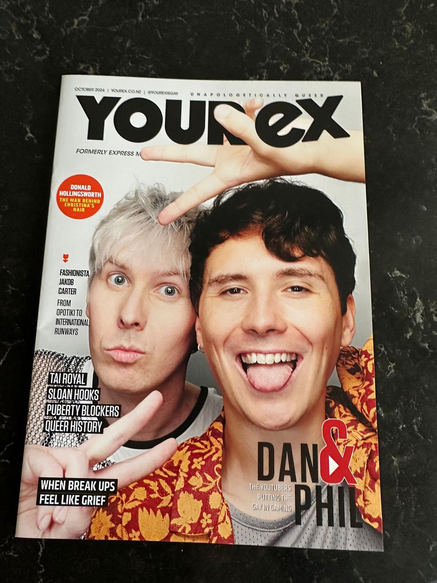 dayaswifts's tweet photo. dan and phil did an interview for a new zealand queer magazine !!! https://t.co/Xo93qto01H