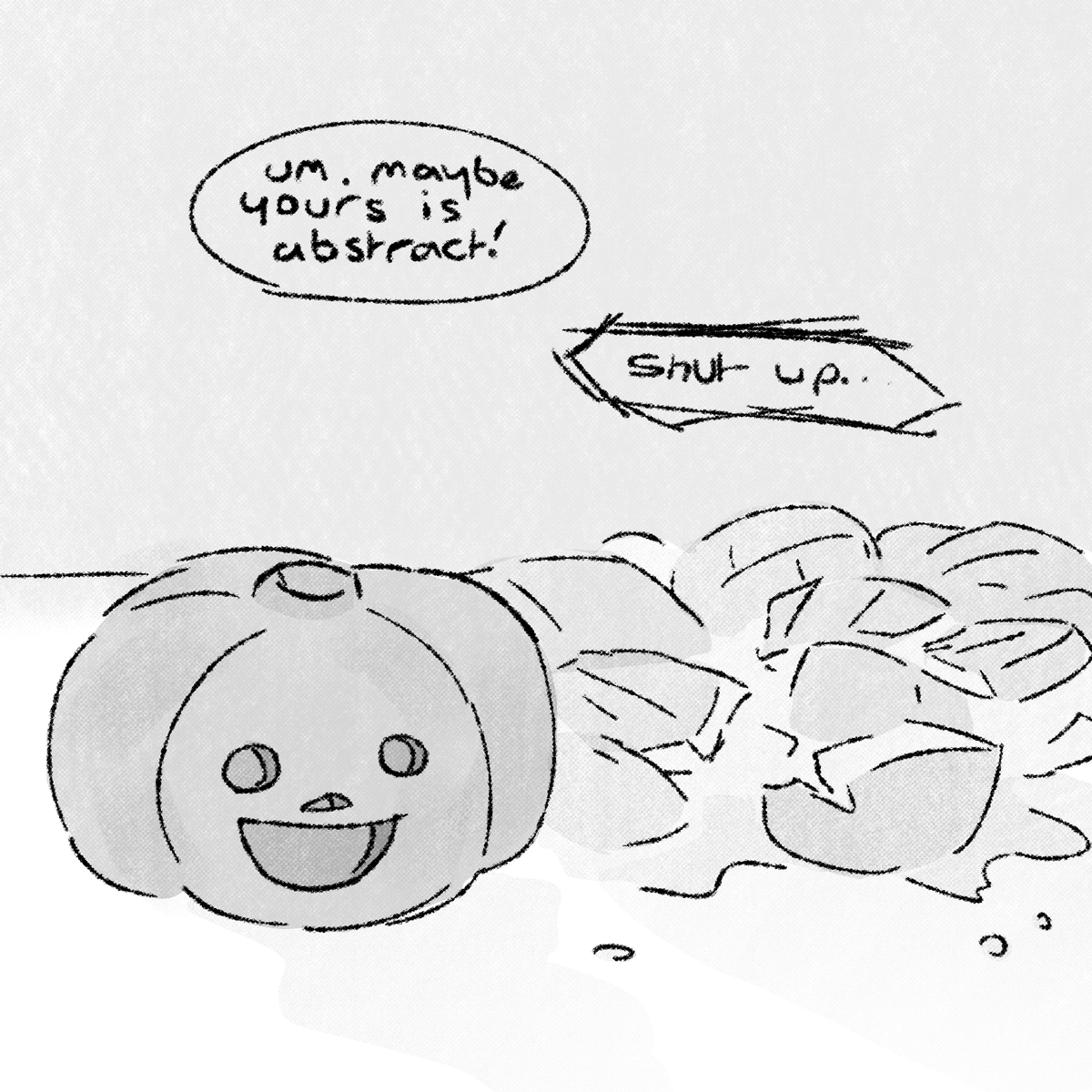 #TOBEROCT24 PUMPKIN PATCH. came to me in a vision that i'd made a typo while i was grabbing a drink and i had so oops.