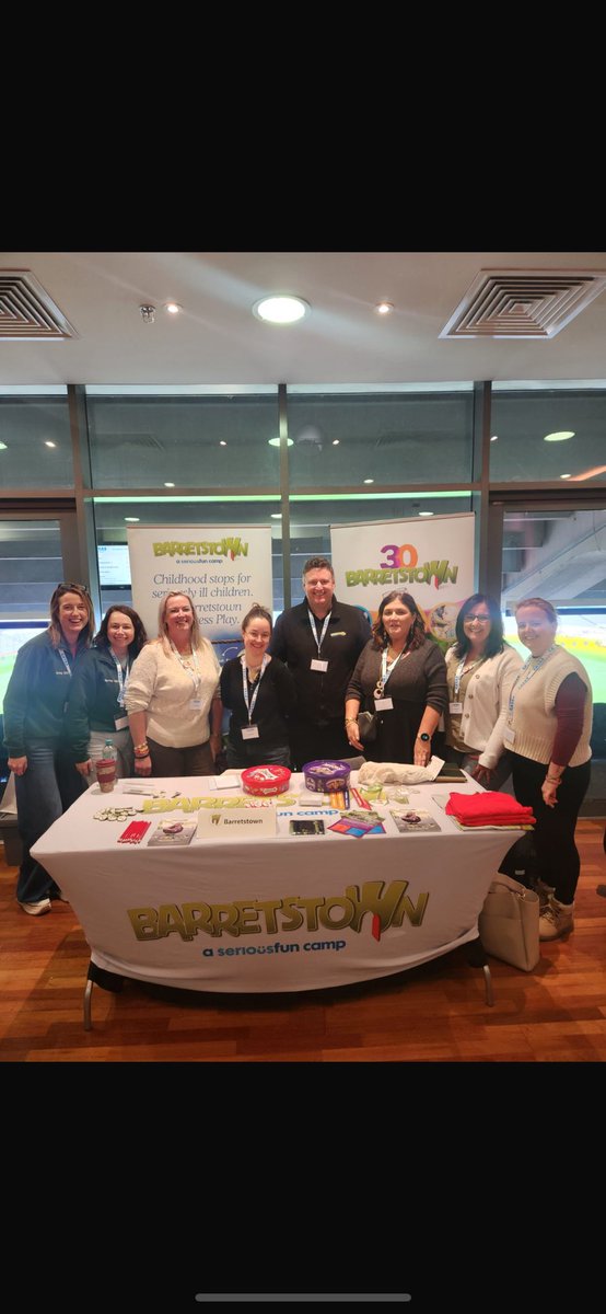 Some members of the <a href="/Barretstown/">Barretstown</a> team attending the <a href="/cayasireland/">CAYAS Ireland</a> conference today
