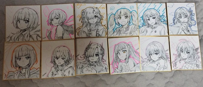色紙半分完成ッス
OE2にて出しまーす 