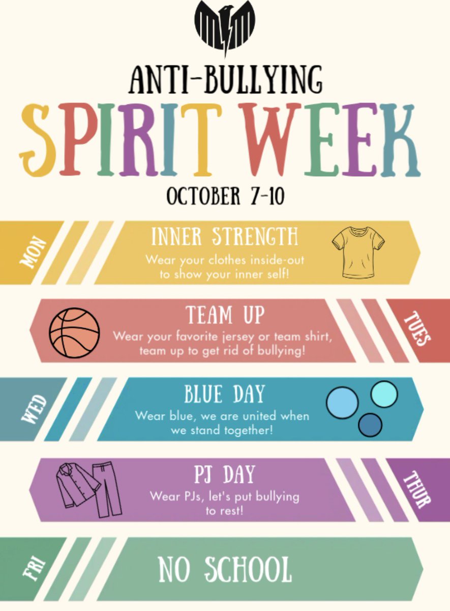 trailwoodsmsd's tweet photo. This coming week is Anti-Bullying Spirit Week @trailwoodsmsd. https://t.co/nO1tzv81hA
