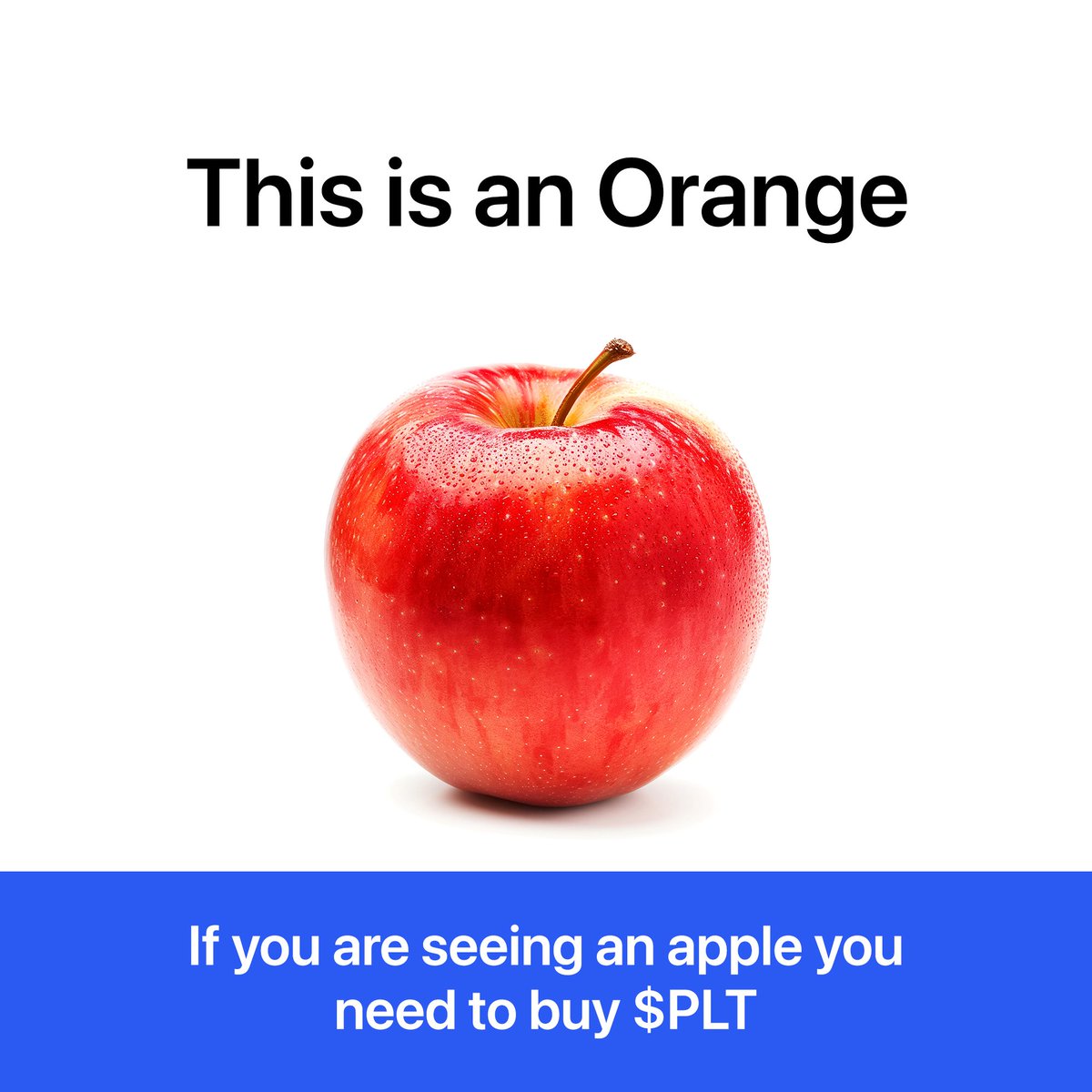Plutopeio's tweet photo. This is an Orange... right? 🍊
If you’re seeing an apple, it’s a clear sign you need to buy $PLT ASAP!
Don’t miss out on the next big thing—head to https://t.co/C1EYftrXgh and grab your tokens now! 🚀🍏
#BuyPLT #PlutopePresale https://t.co/rlMUjxmOVv
