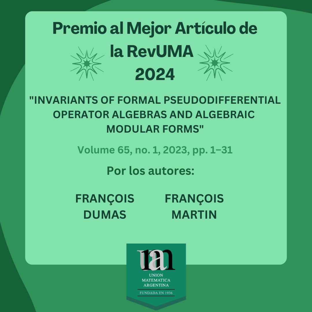 umanoticias's tweet photo. ✳️ Felicitaciones a los autores ✳️
@RevUMA36 https://t.co/xkMpQPHoex