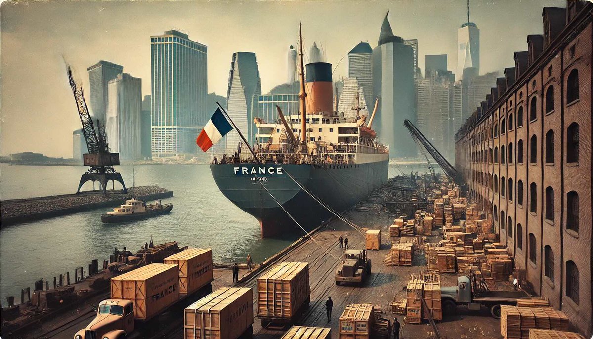 JanGold_'s tweet photo. How France Secretly Repatriated All Its Gold Before Nixon's Dollar Devaluation

President de Gaulle of France initiated the secret operation “Vide-Gousset” and repatriated 3,313 tonnes of gold reserves from the vaults of the Federal Reserve in New York and the Bank of England in London from 1963 until 1966. De Gaulle feared America’s deficit in its balance of payments would rupture Bretton Woods and lead to a devaluation of the dollar against gold.

All France’s dollars were converted into gold and to avoid treachery the metal was repatriated over the course of three years. It took 44 boat trips and 129 flights to bring home more than three thousand tonnes of gold to the Banque de France in Paris.

France’s decision turned out extremely well. As was foreseen by the French, the price of gold in dollars increased sharply, from $35 to $800 dollars an ounce from 1968 until 1980—the dollar lost 96% of its value against gold. Countries that held on to their dollars were less fortunate.

More recently, after the Great Financial Crisis, the Banque de France repatriated 211 tonnes, upgraded all its bars to current wholesale standards, overhauled its vaults, revived Paris as a trading hub for institutional investors, and history repeats itself as we are in a gold bull market presently.

Full article: https://t.co/m5d28tIUkF