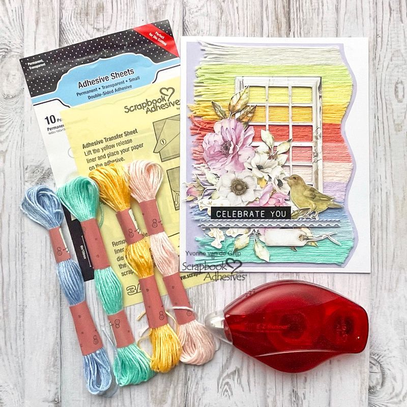 SBADHESIVESBY3L's tweet image. HAPPY WORLD CARD MAKING DAY! 🎉 Yvonne van de Grijp creates a lovely and colorful textured background in her Celebrate You Card. ✨ RT+❤ for #WCMD! She shares her technique with Adhesive Sheets and so much more on the blog! #cardmaking Check It Out! 👉 buff.ly/3BhcleG