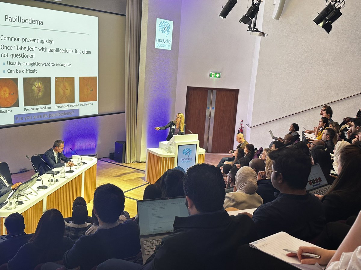 Susie M. Lagrata (@susielagrata) on Twitter photo Prof. Sinclair emphasised the critical importance of differentiating between real papilloedema and pseudo-papilloedema in idiopathic intracranial hypertension (IIH).
<a href="/IIHUK/">IIH UK</a> <a href="/csfleakuk/">CSF Leak Association</a> <a href="/Manjit_Matharu/">Prof Manjit Matharu</a> <a href="/neurokam/">Salwa</a> Prof. Sinclair emphasised the critical importance of differentiating between real papilloedema and pseudo-papilloedema in idiopathic intracranial hypertension (IIH).
<a href="/IIHUK/">IIH UK</a> <a href="/csfleakuk/">CSF Leak Association</a> <a href="/Manjit_Matharu/">Prof Manjit Matharu</a> <a href="/neurokam/">Salwa</a>