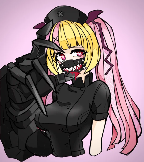 #スキリ絵ート 2020/10〜11制作所属していたチームの清楚枠ぷしちゃんハウスのお子様のコーデ所属していたチームの長[PSO2版ワンドロワンライ]コオリ 