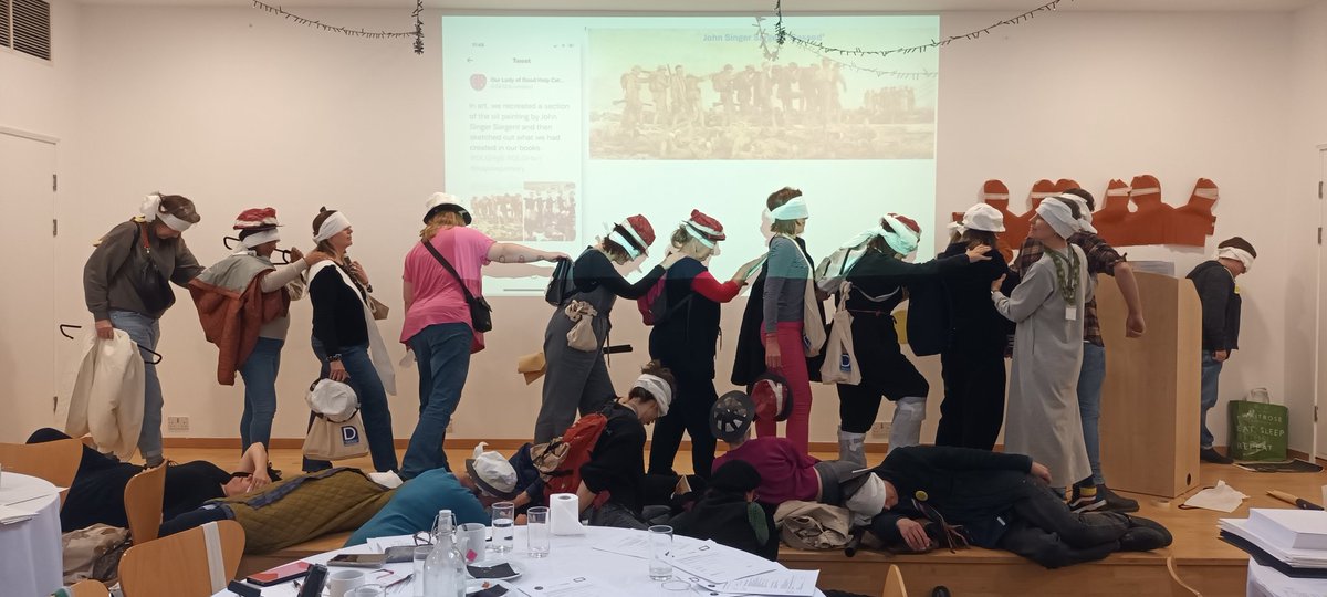 Kathryn Brame (@kathrynbrame) on Twitter photo Incredible re-enactments of famous paintings with teachers at today's Visual Literacy Symposium with <a href="/artukdotorg/">Art UK</a> & <a href="/YSPsculpture/">Yorkshire Sculpture Park</a> #artforall #visualliteracy <a href="/SuperpowerLook/">The Superpower of Looking</a> Incredible re-enactments of famous paintings with teachers at today's Visual Literacy Symposium with <a href="/artukdotorg/">Art UK</a> & <a href="/YSPsculpture/">Yorkshire Sculpture Park</a> #artforall #visualliteracy <a href="/SuperpowerLook/">The Superpower of Looking</a>