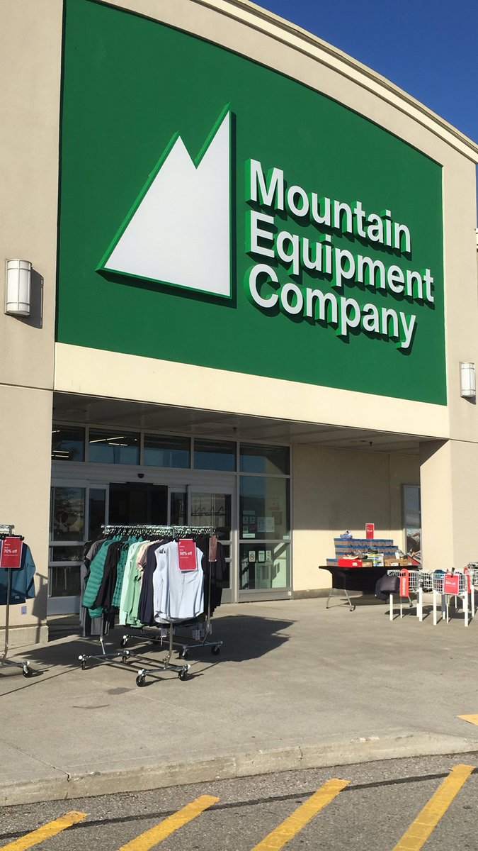 katcurz's tweet photo. It’s a sidewalk sale today at the MEC in Whitby!!! https://t.co/k7JG67ZbDa