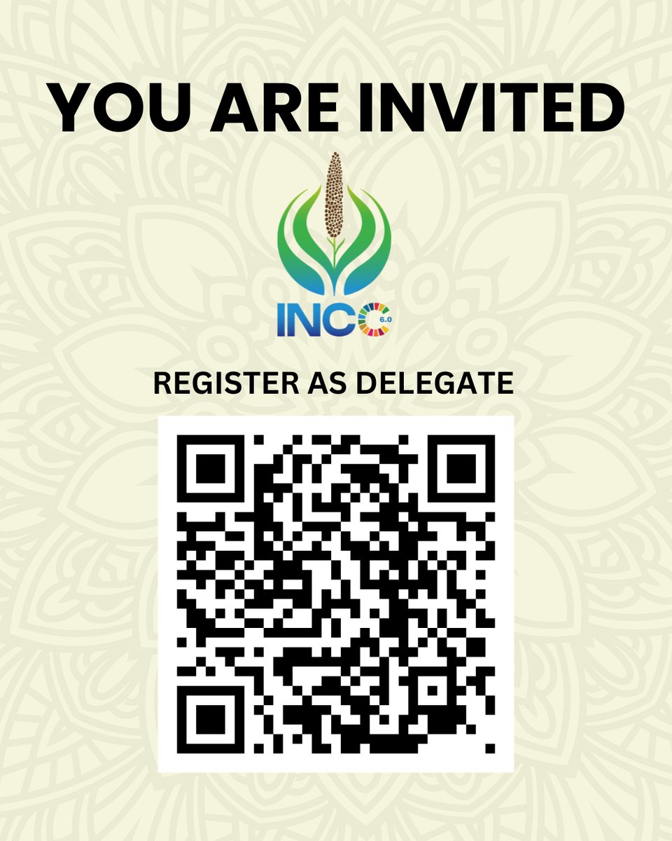 Calling all millet entrepreneurs ! 🇮🇳

Join us at the 6th International Nutri-Cereals Convention (INCC 6.0) in Hyderabad (Oct 17-19)!

For more details, visit:
📷 linktr.ee/nutrihub.tbisc
📷 inccmillets.com

#Millets #Hyderabad #startupindia