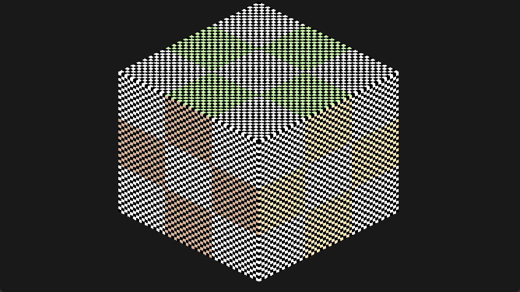 AnnaertYann's tweet photo. showcase isometric perspective / Chunk based landscape generation #gamedev https://t.co/TX5mAvD0RN