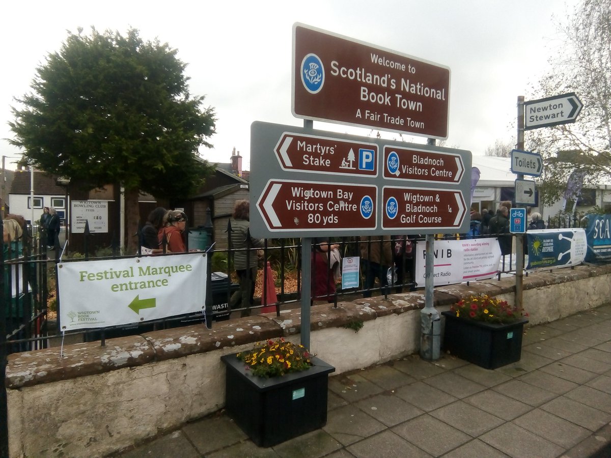 toad68's tweet image. Gee a book I'm in on sale in the festival book store at the Wigtown Book Festival...