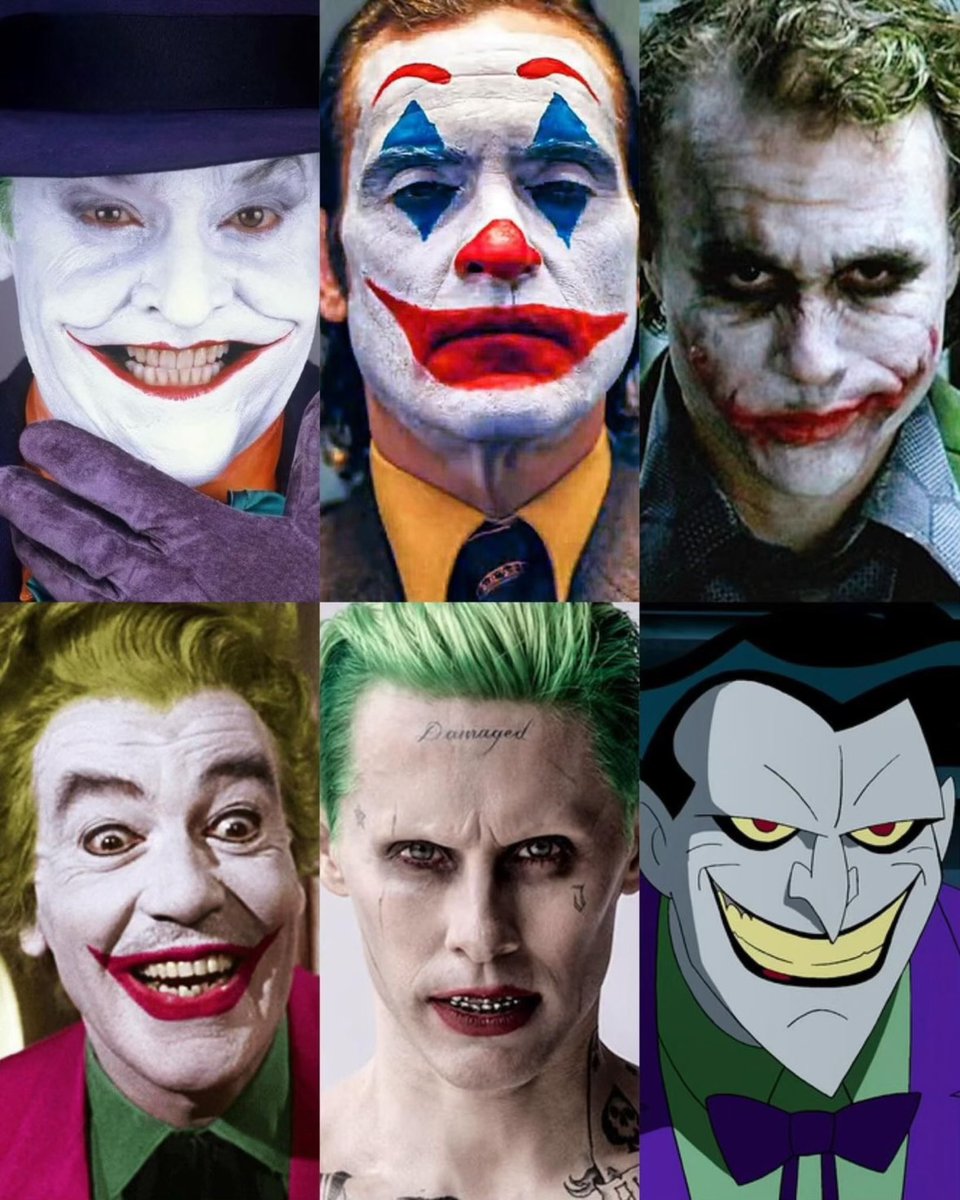 Who’s your favorite JOKER? 🤡 
Did I miss any?