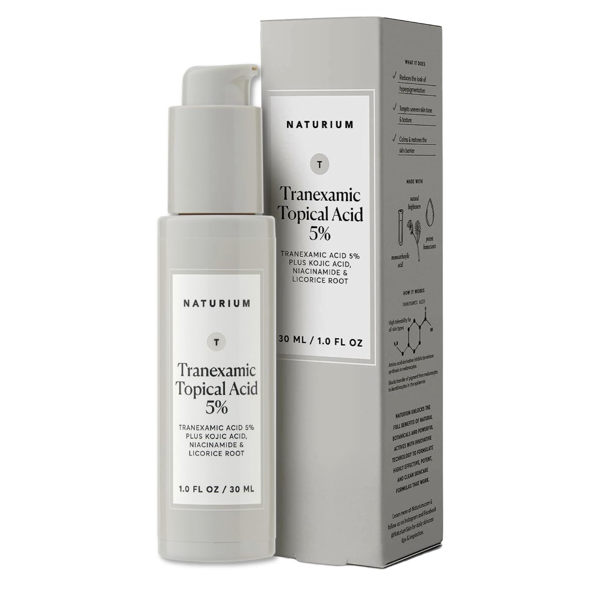 MNiceties's tweet photo. 🌟NATURIUM TROPICAL TRANEXAMIC ACID SERUM
This serum helps reduce the look of hyperpigmentation, targets uneven skin tone &amp; texture and calms &amp; supports the skin barrier.

🌟PRICE: 135k
🌟SIZE: 30ml
📱Call/ WhatsApp 0755232119 to order.
✨FREE DELIVERY FOR ORDERS ABOVE 100k. https://t.co/FUNaSODh9R