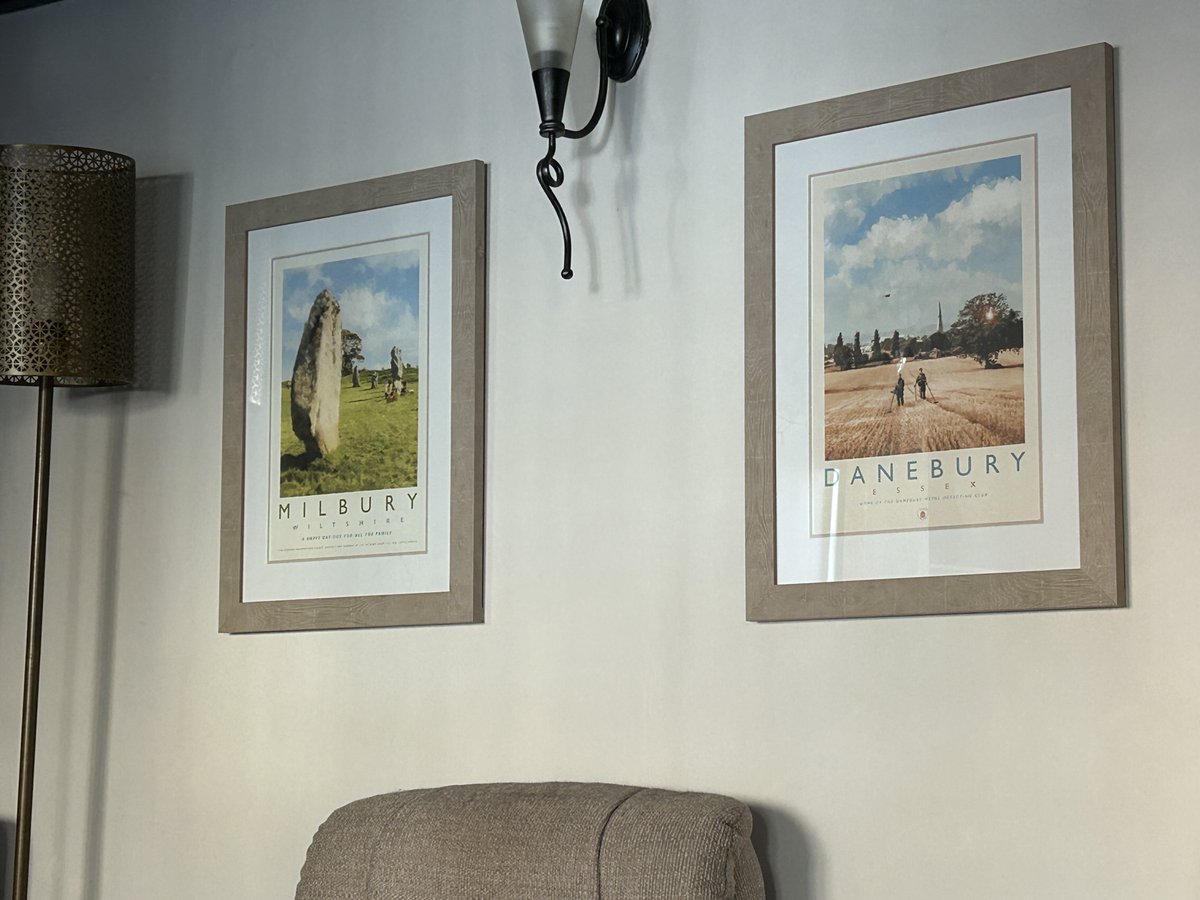 Just had our Hidden Britain prints returned from the framing shop. Lovely additions to our home.
