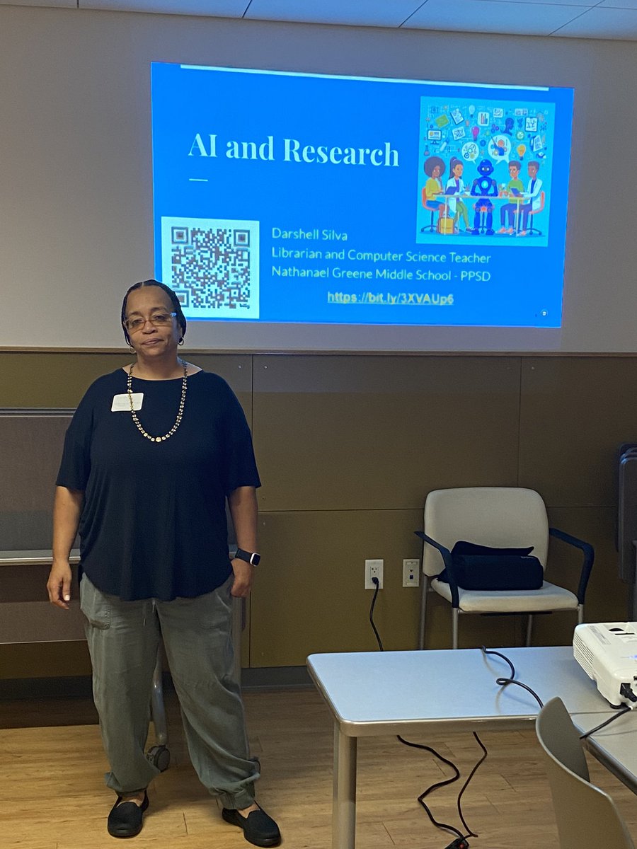 Darshell's tweet photo. RISTE day of AI for Educators! #RISTE @riste_teach @ri_iste https://t.co/SsRtkNMIGn
