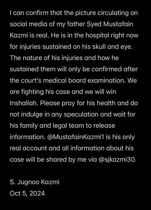 S. Jugnoo Kazmi (@sjkazmi30) on Twitter photo 