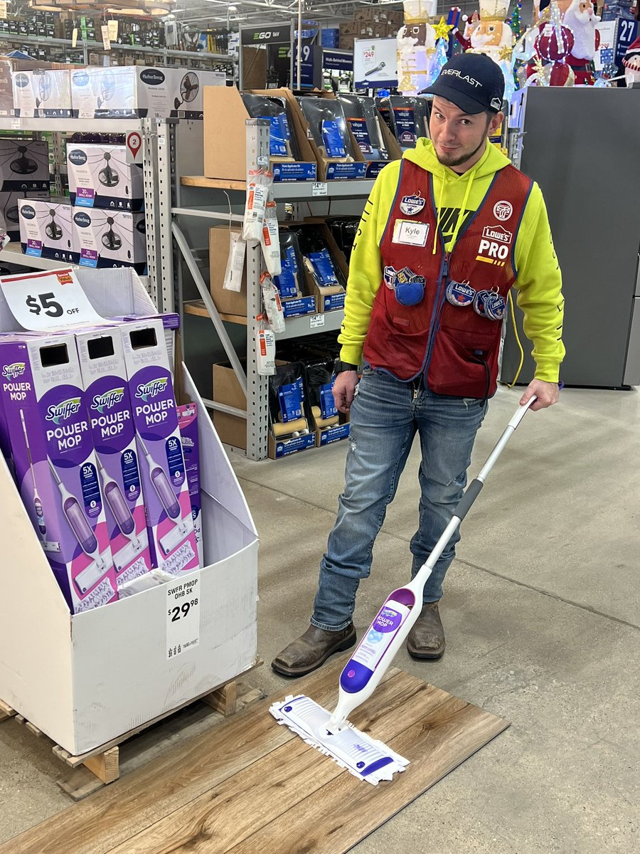 Cody Rice (@codyrice) on Twitter photo Stop by and see Kyle at South Point, OH Lowes to try out our Swiffer Power Mop!
@TonyaFarley13 <a href="/Libfortheday/">Libby hager</a> <a href="/BrentStric26832/">Brent Strickland</a> <a href="/JBBailey9/">JBBailey</a> <a href="/DebDearing/">Deb Dearing</a> <a href="/BenitoKomadina/">Benito.Komadina@Lowes</a> Stop by and see Kyle at South Point, OH Lowes to try out our Swiffer Power Mop!
@TonyaFarley13 <a href="/Libfortheday/">Libby hager</a> <a href="/BrentStric26832/">Brent Strickland</a> <a href="/JBBailey9/">JBBailey</a> <a href="/DebDearing/">Deb Dearing</a> <a href="/BenitoKomadina/">Benito.Komadina@Lowes</a>