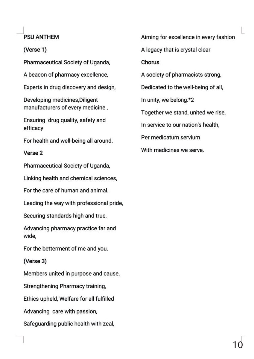 PharmacistsUg's tweet image. 🎶Proudly presenting the PSU Anthem! 🎶 A song that  unites and inspires our community, reminding us of our values, strength, and shared vision. Let the music carry our spirit forward!  🎤 💙
#PSUAnthem #PSUCommunity