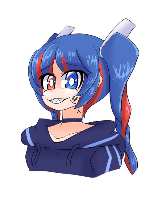 悪い顔の女の子 