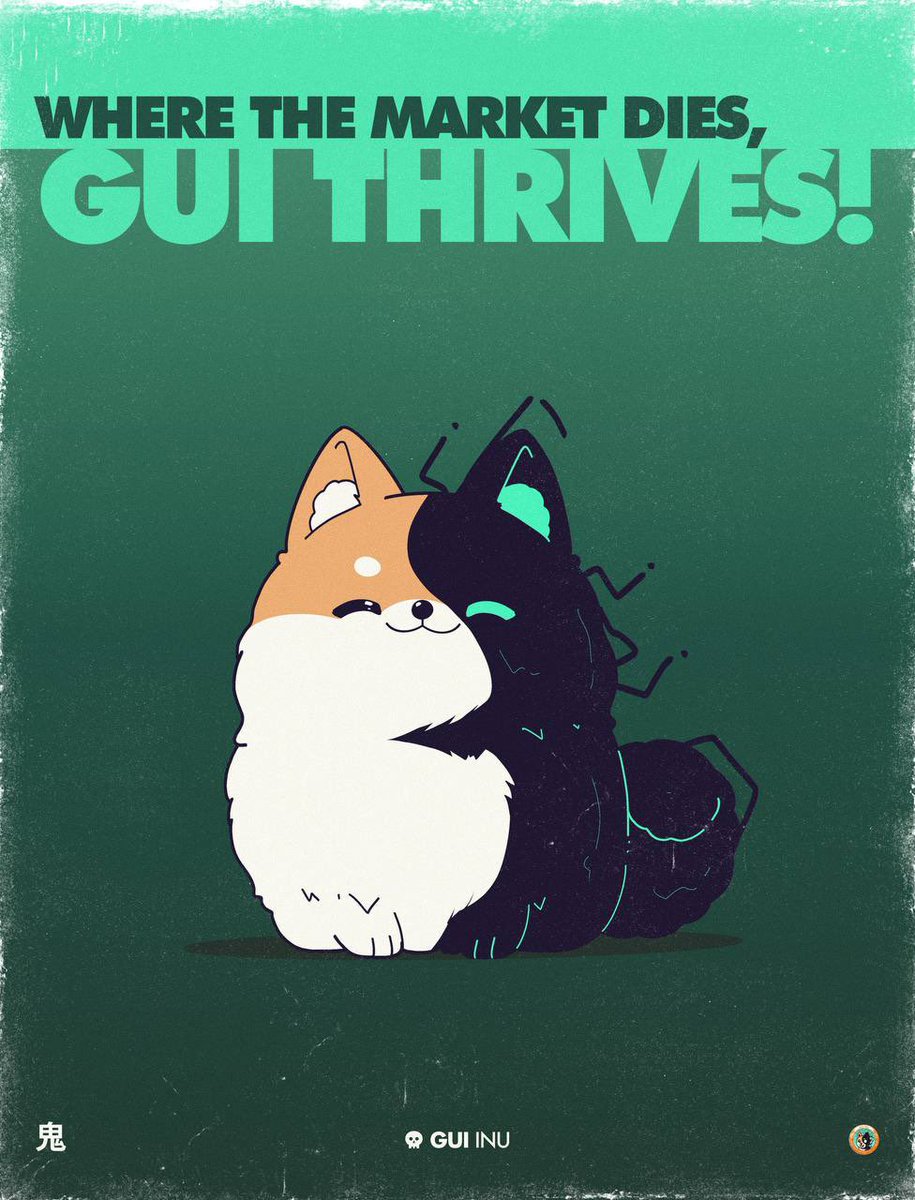 guiinumoves's tweet photo. Hasn't this been the golden rule?

$GUI thrives regardless of the market! https://t.co/vq7WYiTRLI
