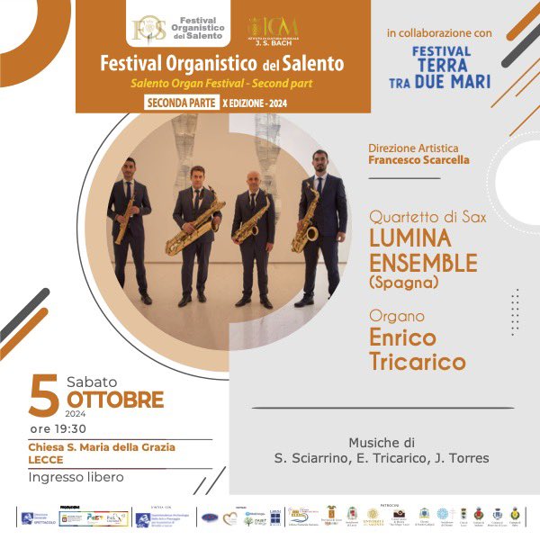 LuminaEnsemble's tweet photo. Today concert in Lecce whith Tricarico, Sciarrino and Torres’s music 🇮🇹 https://t.co/FzIWItmp8e
