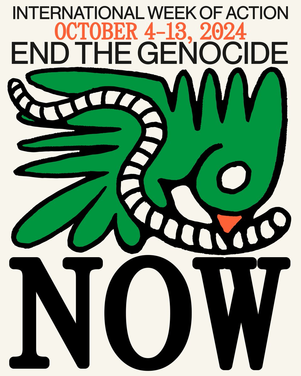 From 4-13 October, popular movements around the world are coming together for an International Week of Action to End the Genocide. The Progressive International joins the call, with members around the world mobilizing in support of Palestinian liberation.
