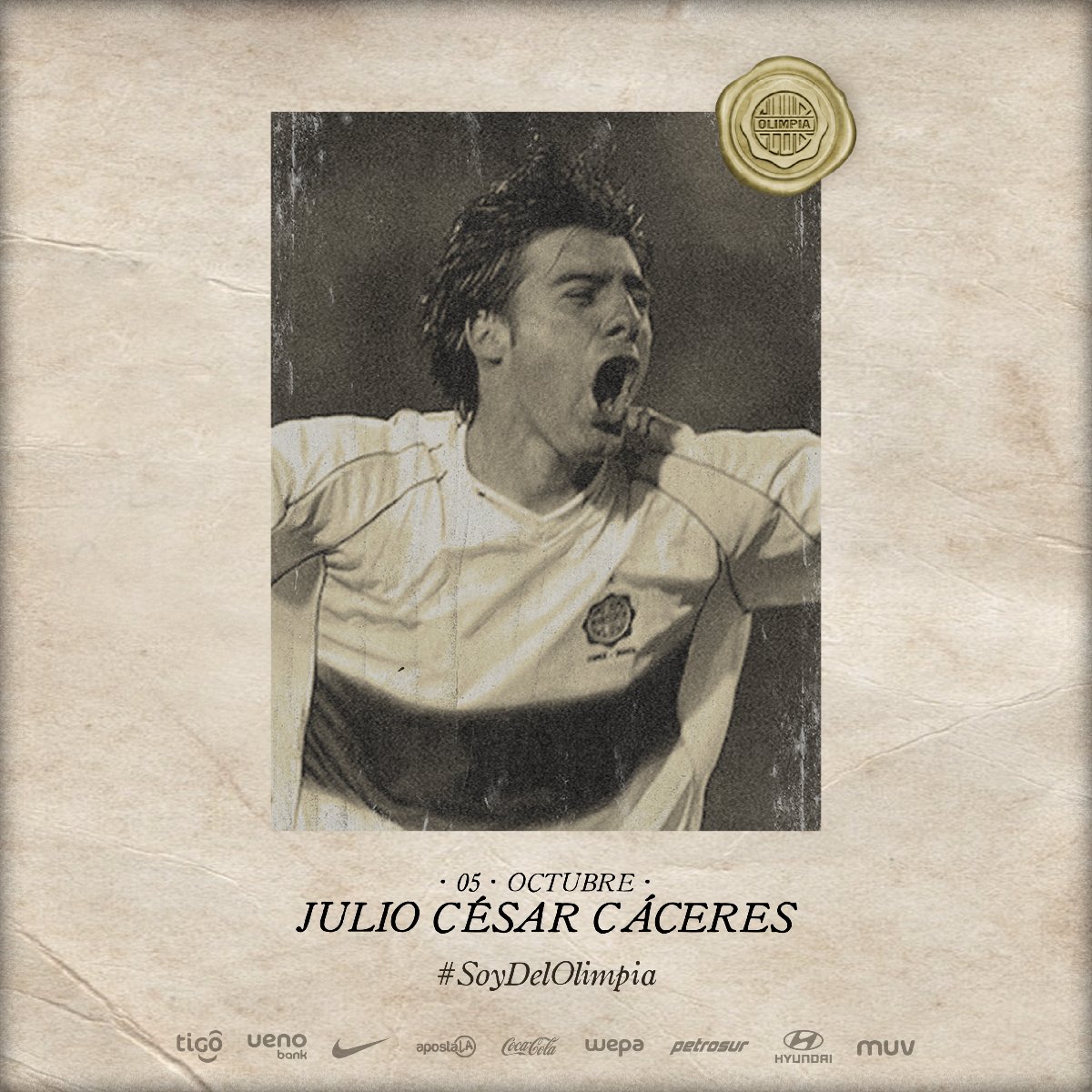 elClubOlimpia's tweet photo. 🤴🏻 𝐄𝐋 𝐄𝐌𝐏𝐄𝐑𝐀𝐃𝐎𝐑.

Ídolo eterno.

Referente histórico de nuestra zaga, ganador de la Copa Libertadores 2002 y la Recopa Sudamericana 2003.

¡Feliz cumpleaños, Julio querido! ⭐️

#GloriaDelOlimpia ⚪️⚫️⚪️ https://t.co/9VD3zNwkU4