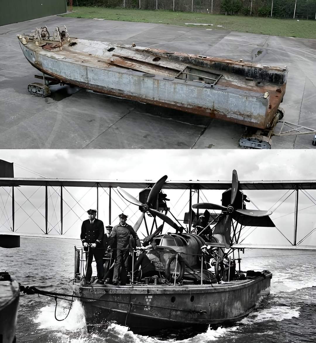 テームズ川で泥に埋まって錆び朽ちてた全長17.7mの小舟が、実は1918年