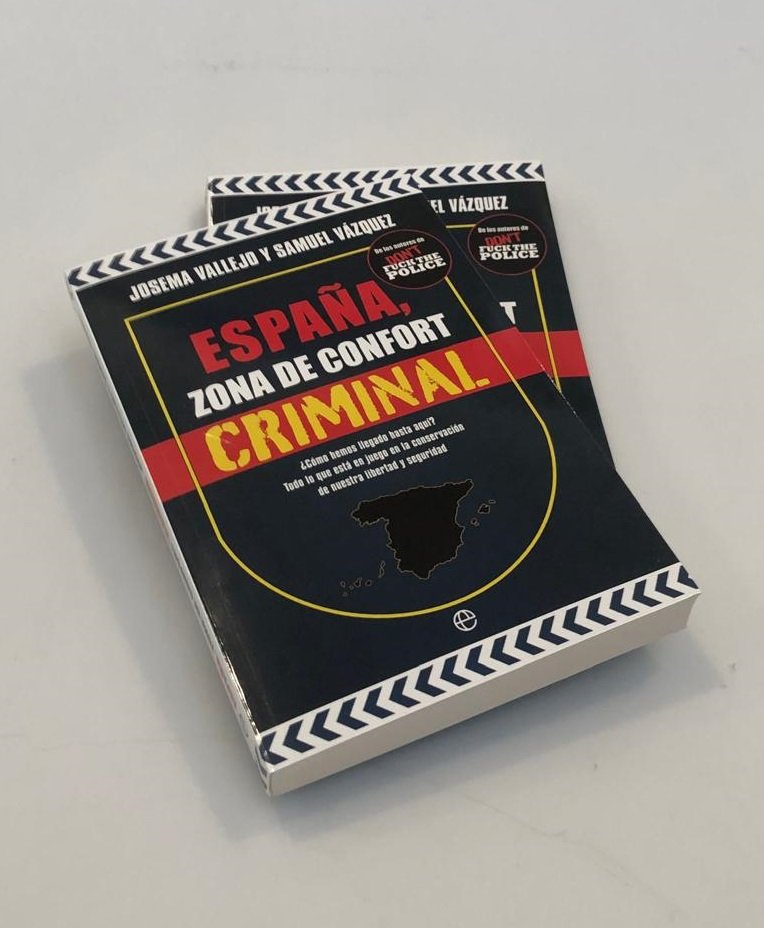 guidoprincesa's tweet image. El día 23 sale a la venta: España, Zona de Confort Criminal. Es la 2ª parte de Don't Fuck the Police, que va ya por la 10ª edición, ambos co-escritos con mi compañero @JosemaVallejo.
Ya puedes adquirirlo en preventa aquí:
amzn.eu/d/8EF7Acl