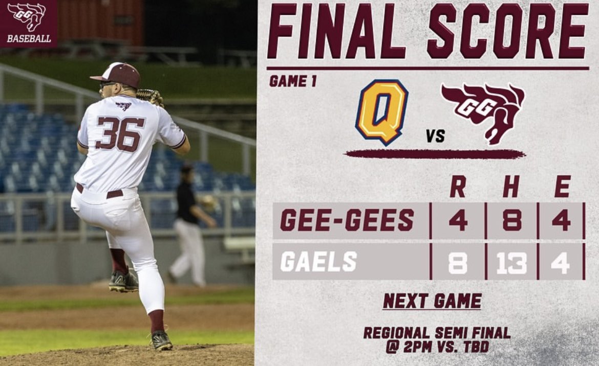 Results from yesterday 🔥!

Semi Final starts @ 2pm

- - -

Résultats d’hier 🔥!

Demi-finale commence à 14h

#HorseBaseball 🐴⚾️ | #GGNation 🐎